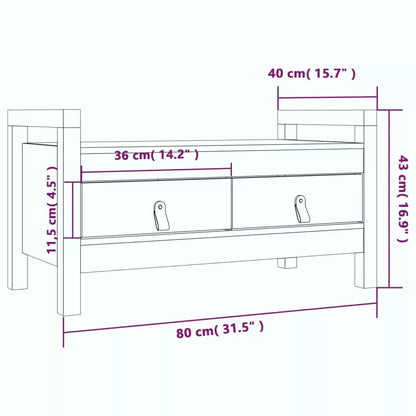 Darcy Entryway Drawer Bench