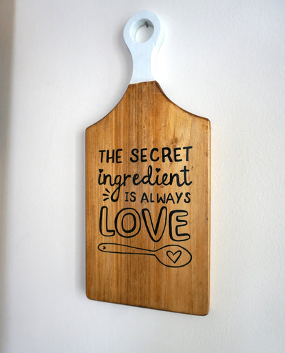 Secret Ingredient Cutting Board Sign