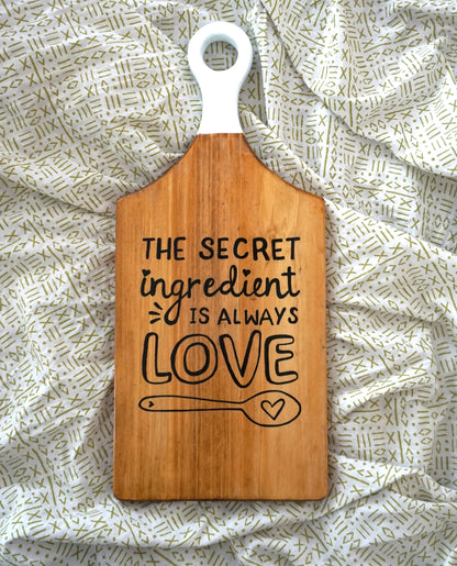 Secret Ingredient Cutting Board Sign