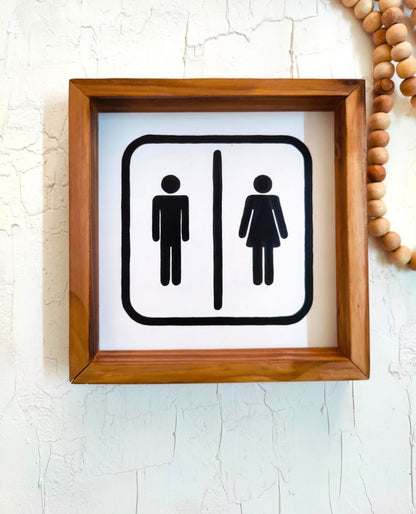 Bathroom Sign Set