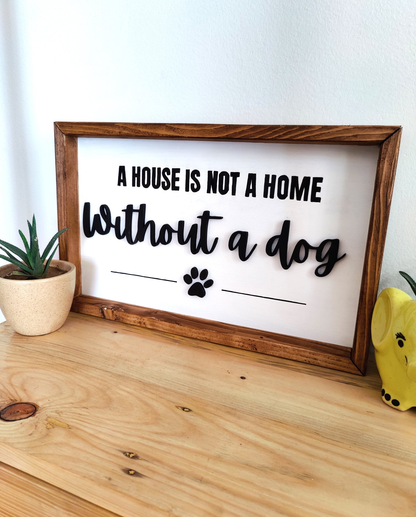 Without A Dog Sign