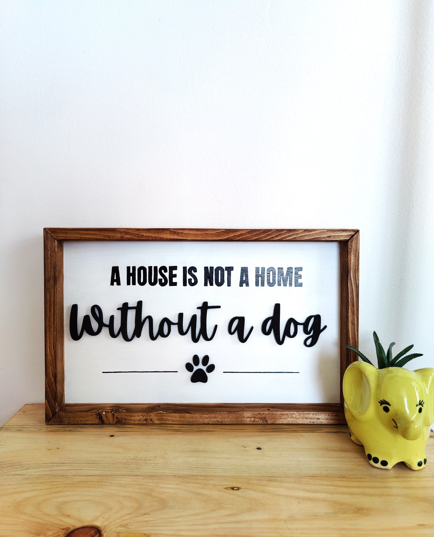 Without A Dog Sign