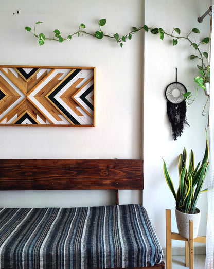 Forest Green Aztec Wall Art