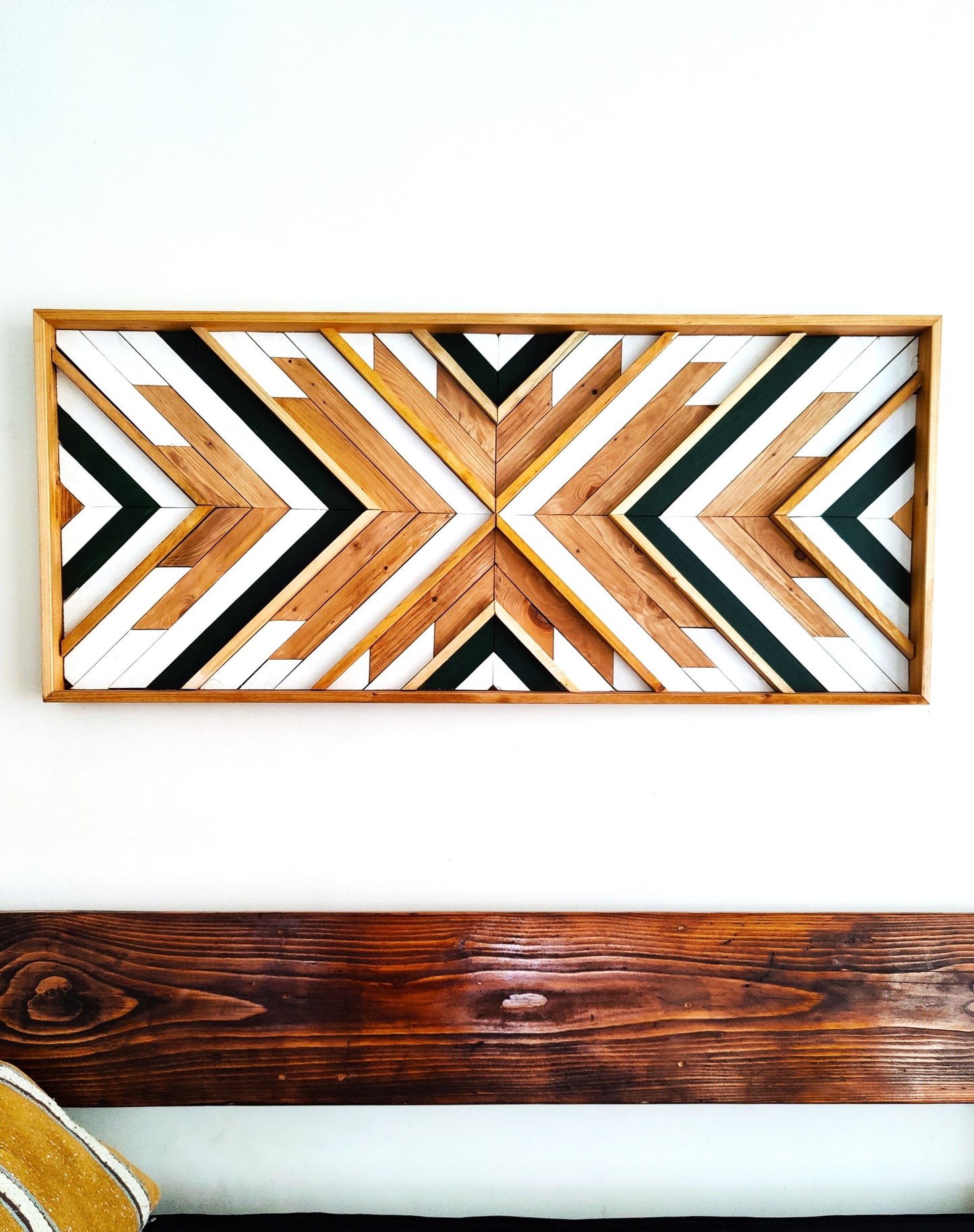 Forest Green Aztec Wall Art