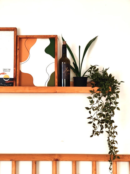 Wooden Picture Rail Shelf