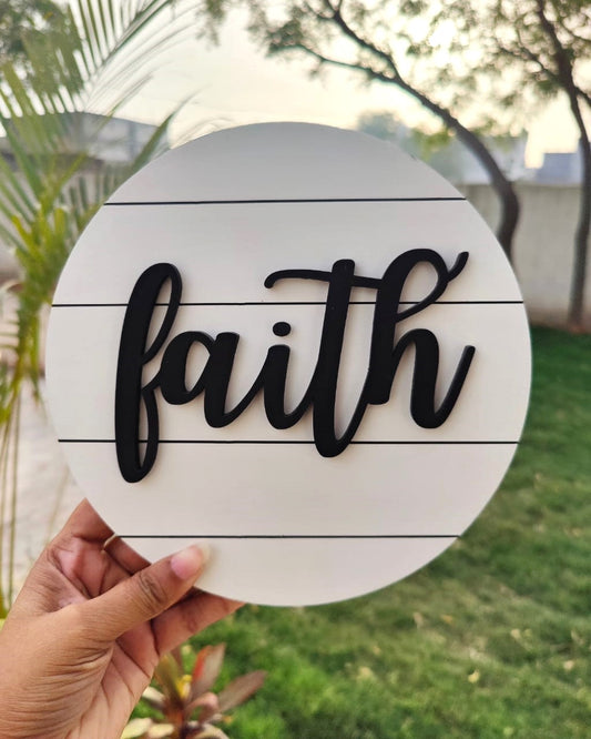 Faith Wooden Sign