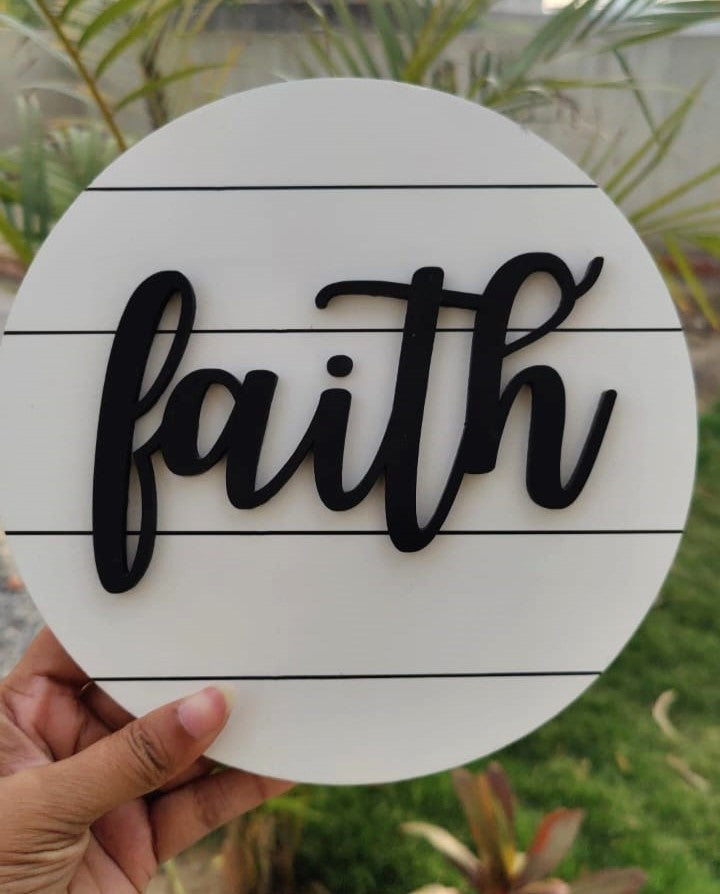 Faith Wooden Sign