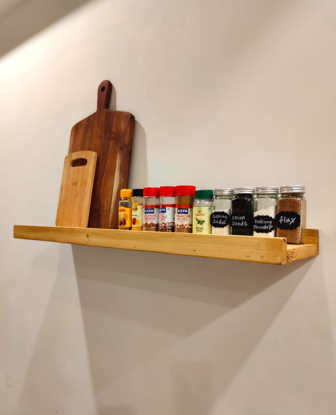 Wooden Picture Rail Shelf