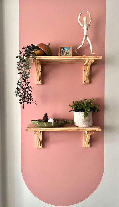 Rustic Bracket Shelf