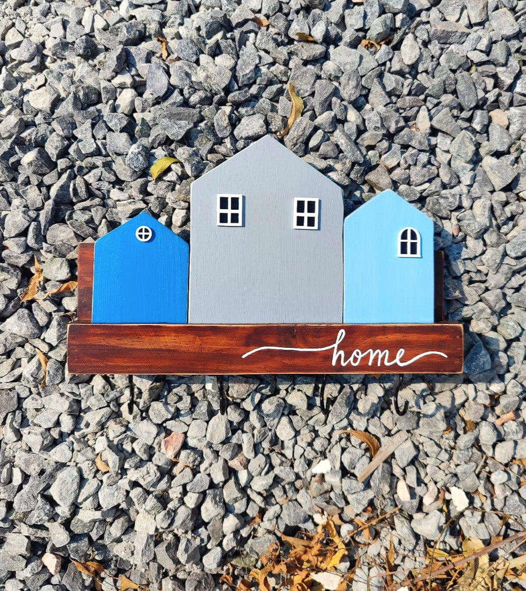 Mini Houses Key Holder
