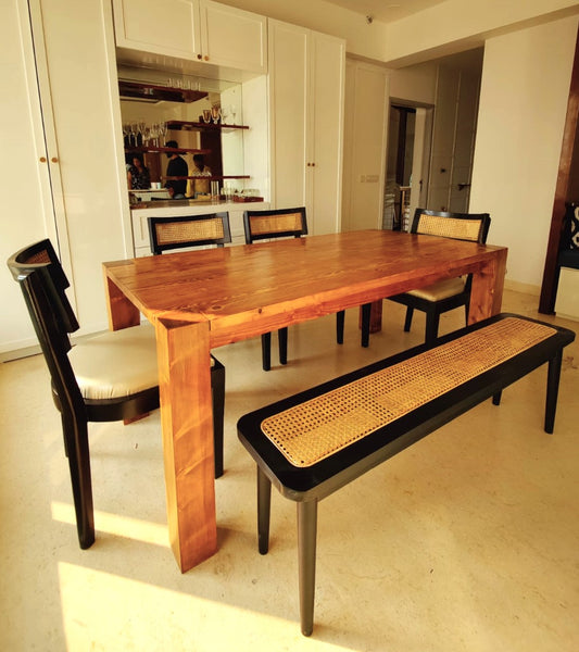 Beam Table Dining Table Set