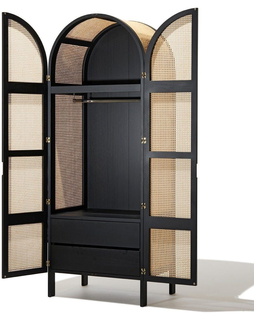 Cane Arch Wardrobe